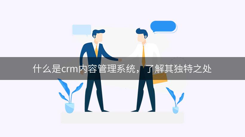 什么是crm内容管理系统，了解其独特之处