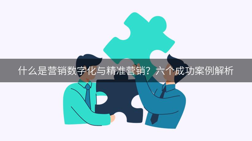 什么是营销数字化与精准营销？六个成功案例解析