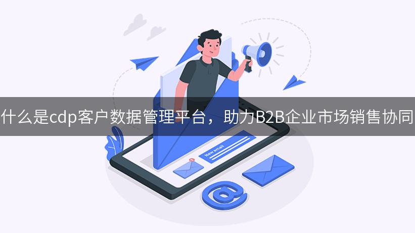 什么是cdp客户数据管理平台，助力B2B企业市场销售协同