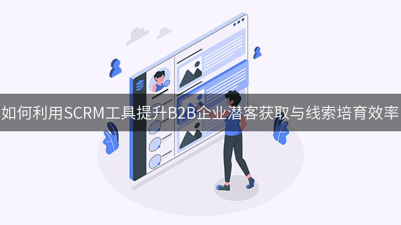 如何利用SCRM工具提升B2B企业潜客获取与线索培育效率