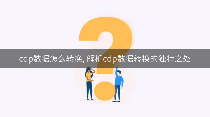 cdp数据怎么转换, 解析cdp数据转换的独特之处