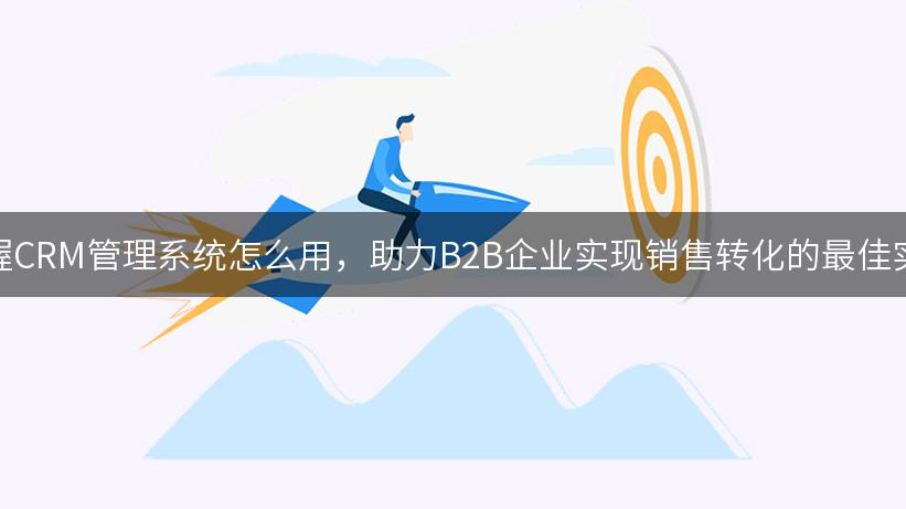 掌握CRM管理系统怎么用，助力B2B企业实现销售转化的最佳实践