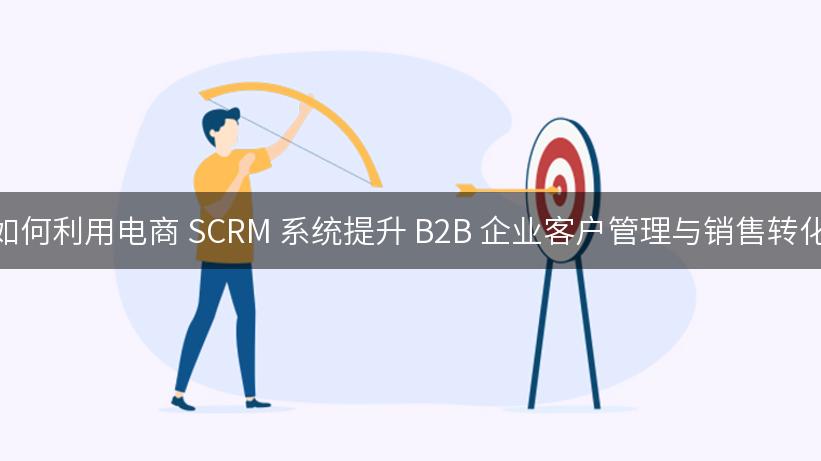 如何利用电商 SCRM 系统提升 B2B 企业客户管理与销售转化