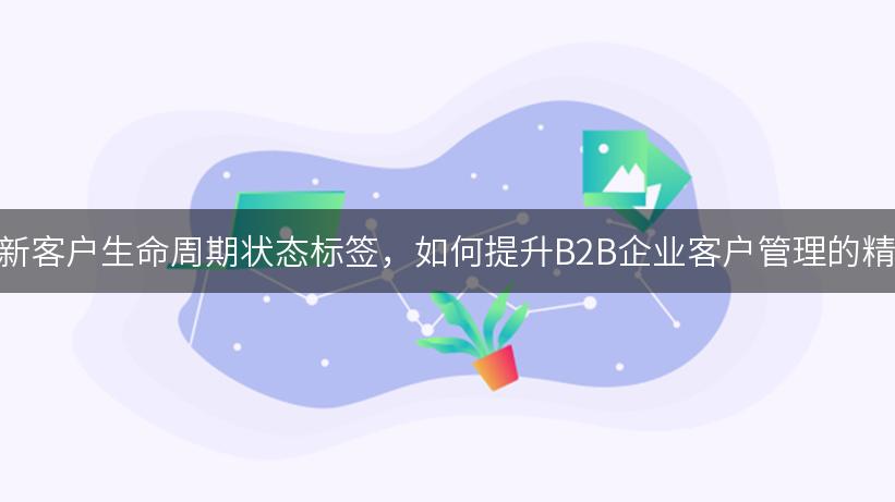 CDP自动更新客户生命周期状态标签，如何提升B2B企业客户管理的精准度与效率