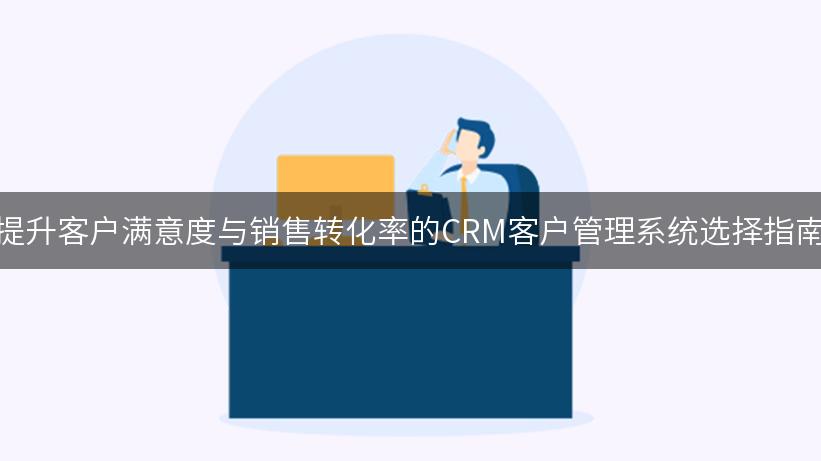 提升客户满意度与销售转化率的CRM客户管理系统选择指南