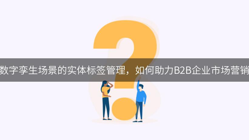 数字孪生场景的实体标签管理，如何助力B2B企业市场营销