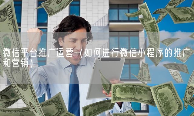 微信平台推广运营（如何进行微信小程序的推广和营销）(图1)