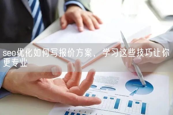 seo优化如何写报价方案，学习这些技巧让你更专业(图1)