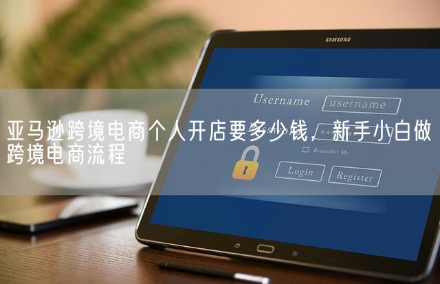 亚马逊跨境电商个人开店要多少钱，新手小白做跨境电商流程(图1)