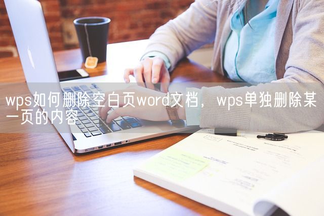 wps如何删除空白页word文档，wps单独删除某一页的内容(图1)