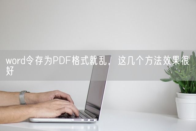 word令存为PDF格式就乱，这几个方法效果很好(图1)