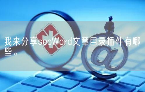 我来分享seoWord文章目录插件有哪些。(图1)