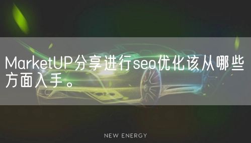 MarketUP分享进行seo优化该从哪些方面入手。(图1)