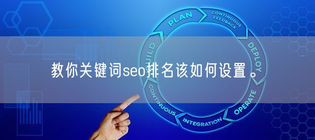 教你关键词seo排名该如何设置。(图1)