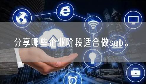 分享哪些企业阶段适合做seo。(图1)