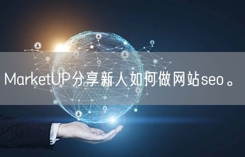 MarketUP分享新人如何做网站seo。(图1)