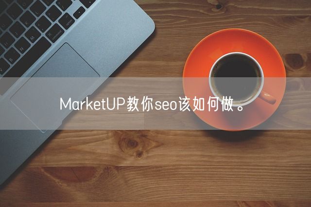 MarketUP教你seo该如何做。(图1)