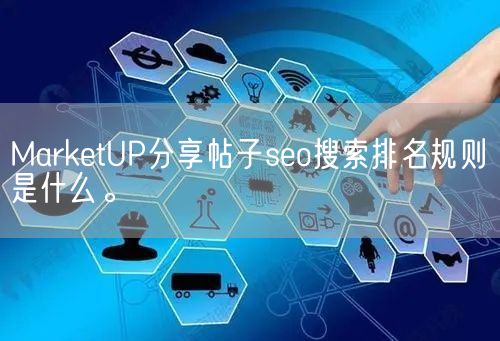 MarketUP分享帖子seo搜索排名规则是什么。(图1)