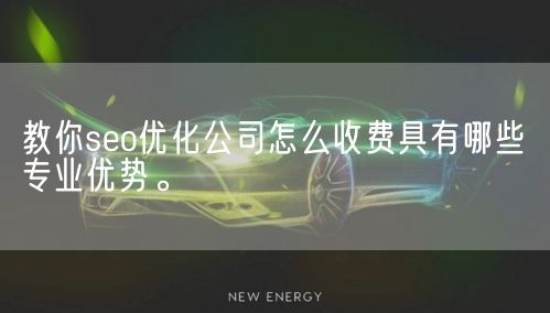 教你seo优化公司怎么收费具有哪些专业优势。(图1)