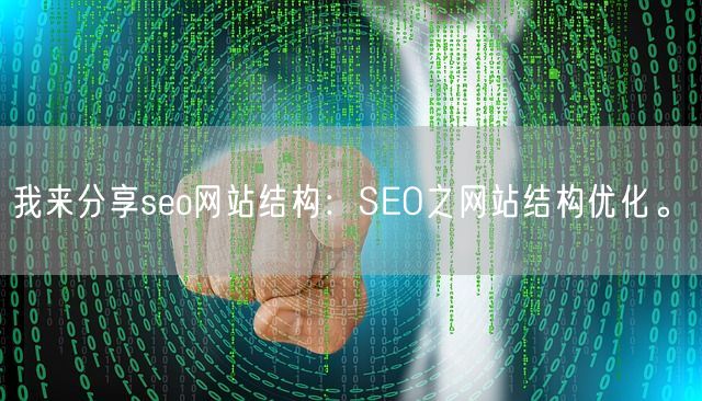 我来分享seo网站结构：SEO之网站结构优化。(图1)