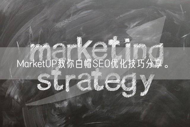 MarketUP教你白帽SEO优化技巧分享。(图1)