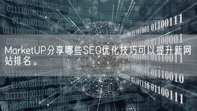 MarketUP分享哪些SEO优化技巧可以提升新网站排名。(图1)