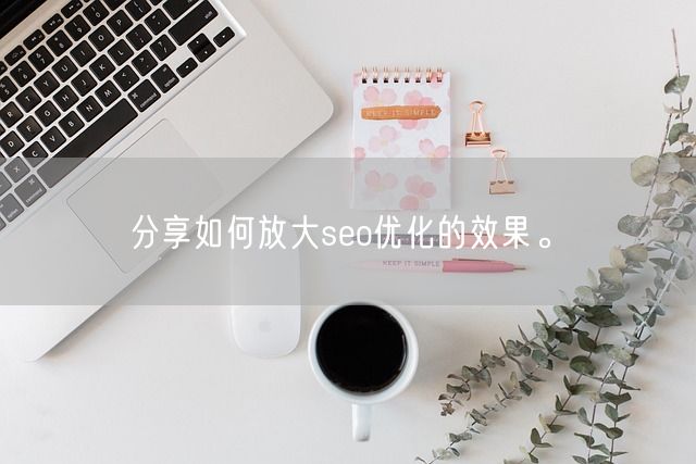 分享如何放大seo优化的效果。(图1)