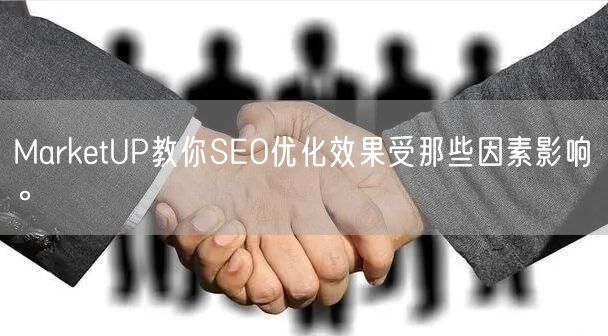 MarketUP教你SEO优化效果受那些因素影响。(图1)