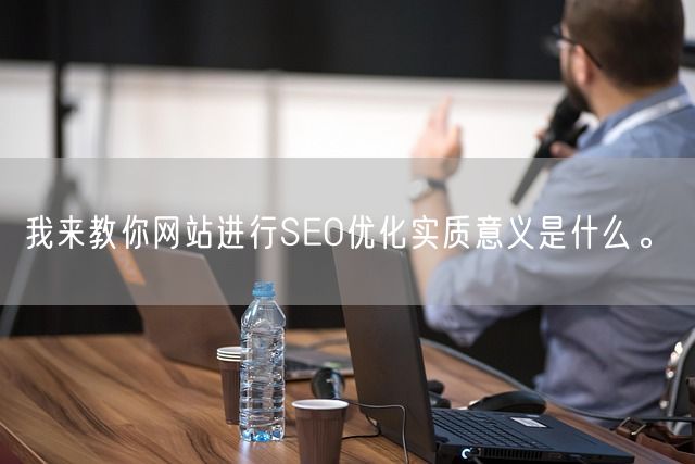 我来教你网站进行SEO优化实质意义是什么。(图1)