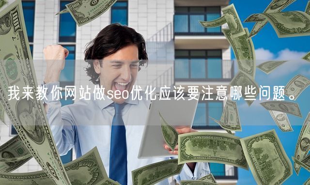 我来教你网站做seo优化应该要注意哪些问题。(图1)