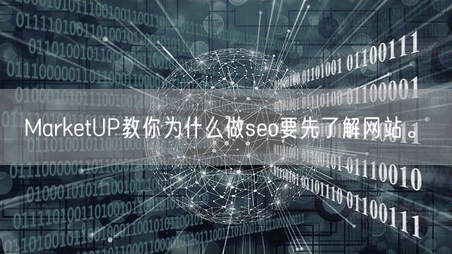 MarketUP教你为什么做seo要先了解网站。(图1)