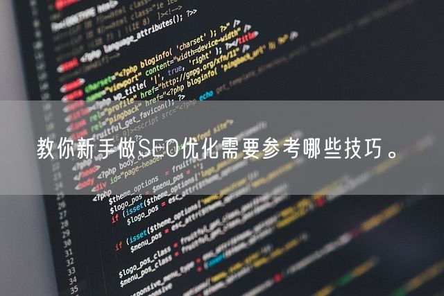 教你新手做SEO优化需要参考哪些技巧。(图1)