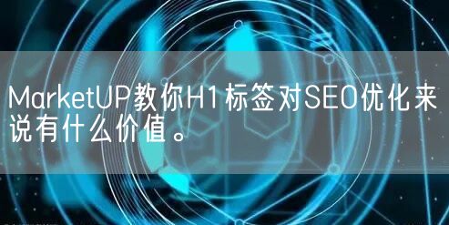 MarketUP教你H1标签对SEO优化来说有什么价值。(图1)