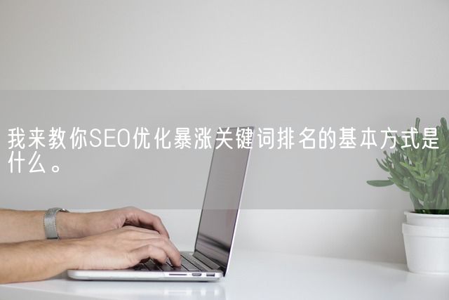 我来教你SEO优化暴涨关键词排名的基本方式是什么。(图1)