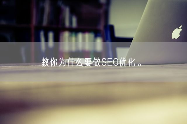 教你为什么要做SEO优化。(图1)