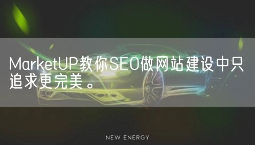 MarketUP教你SEO做网站建设中只追求更完美。(图1)