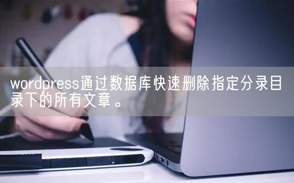 wordpress通过数据库快速删除指定分录目录下的所有文章。(图1)