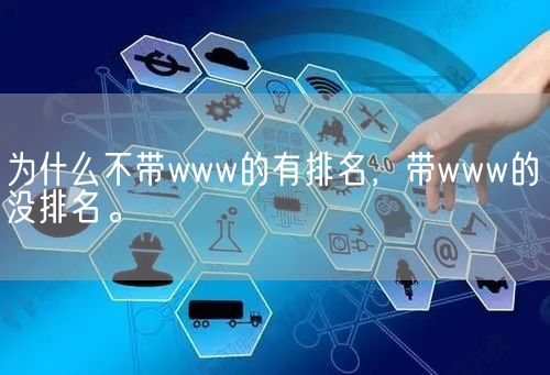 为什么不带www的有排名，带www的没排名。(图1)