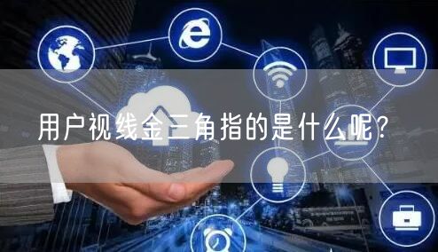 用户视线金三角指的是什么呢？(图1)