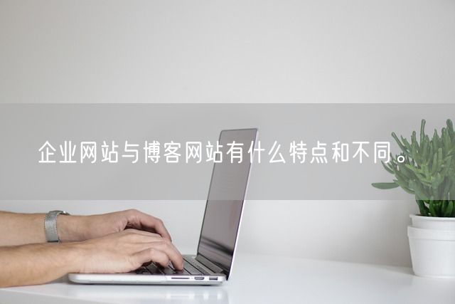 企业网站与博客网站有什么特点和不同。(图1)