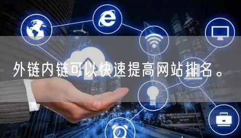 外链内链可以快速提高网站排名。(图1)