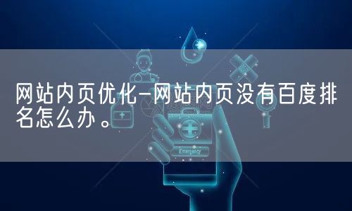 网站内页优化-网站内页没有百度排名怎么办。(图1)