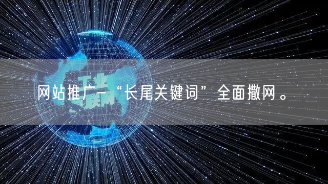 网站推广-“长尾关键词”全面撒网。(图1)