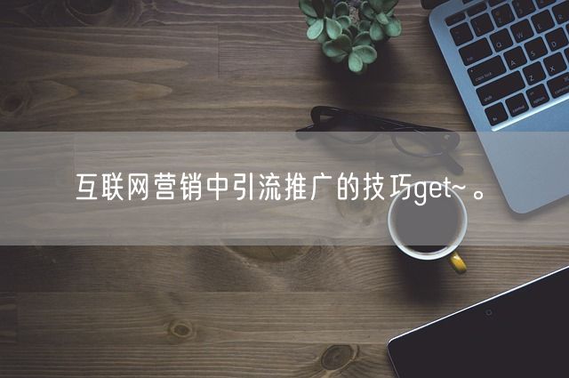 互联网营销中引流推广的技巧get~。(图1)