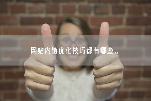 网站内链优化技巧都有哪些。(图1)